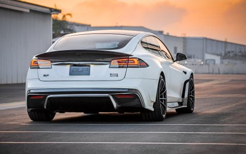 Joe Rogan Pearl White Tesla Model S Plaid S-APEX build done by Unplugged Performance 3840px Image (46)