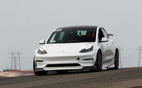 Pearl White 2021 Unplugged Performance Tesla Model 3 Ascension-R