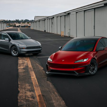 Red Rocket 2024 Tesla Model 3 Performance & Model Y Launch Edition on UP Forged UP-RW Road Warrior Wheels