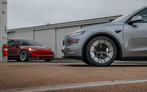 Red Rocket 2024 Tesla Model 3 Performance & Model Y Launch Edition on UP Forged UP-RW Road Warrior Wheels 16 Red Rocket 2024 Tesla Model 3 Performance & Model Y Lauch Edition on UP Forged UP-RW Road Warrior Wheels