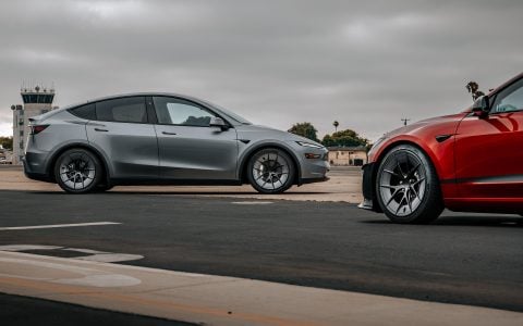 Red Rocket 2024 Tesla Model 3 Performance & Model Y Launch Edition on UP Forged UP-RW Road Warrior Wheels 3 Red Rocket 2024 Tesla Model 3 Performance & Model Y Lauch Edition on UP Forged UP-RW Road Warrior Wheels