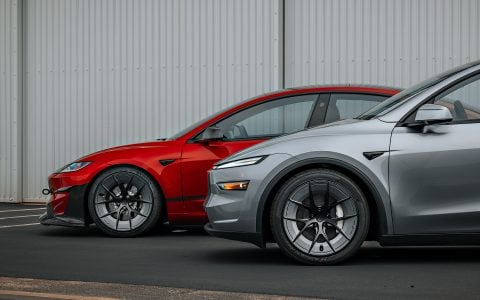 Red Rocket 2024 Tesla Model 3 Performance & Model Y Launch Edition on UP Forged UP-RW Road Warrior Wheels 7 Red Rocket 2024 Tesla Model 3 Performance & Model Y Lauch Edition on UP Forged UP-RW Road Warrior Wheels