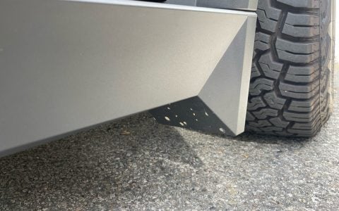 Tesla Cybertruck HD Rock Sliders - UP INVINCIBLE® 2 Tesla Cybertruck - Stock Rock Slider