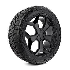Tesla Cybertruck 24-Inch CYBRSPOKE Wheel and Tire Package