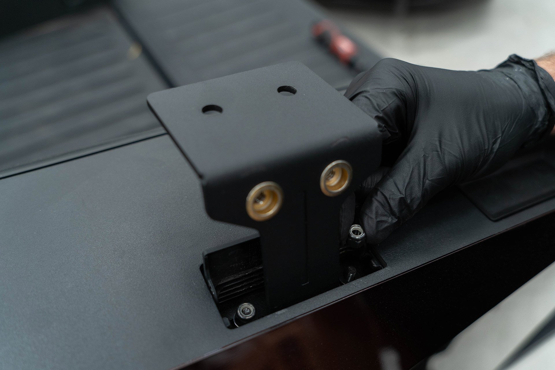 Tesla Cybertruck UP INVINCIBLE HD Roof Rack and MOLLE Panel - Installation 11