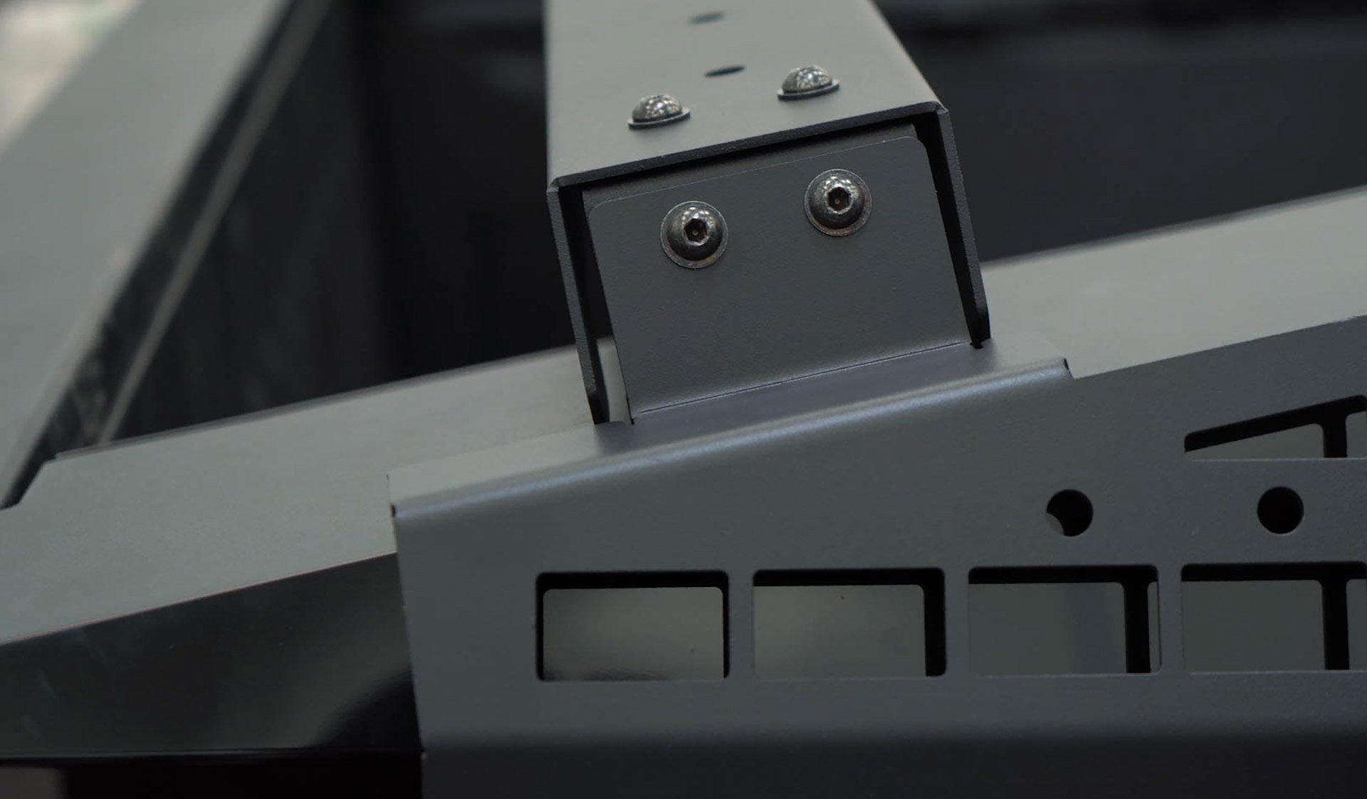 Tesla Cybertruck UP INVINCIBLE HD Roof Rack and MOLLE Panel - Installation 44