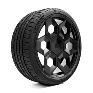 Tesla Model S 20-Inch UP Forged CYBRHEX Wheel and Tire Package