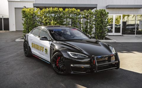 Tesla Model S Plaid Los Angeles Sheriff Dept by UP.Fit Image 5