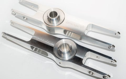 Tesla Model 3 and Model Y Billet Height Adjustable Rear Spring Arms - Ultimate Edition