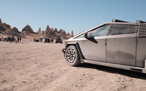 Trona Pinnacles Adventure with UP INVINCIBLE Parts and the Cybertruck Cyber Odyssey Community