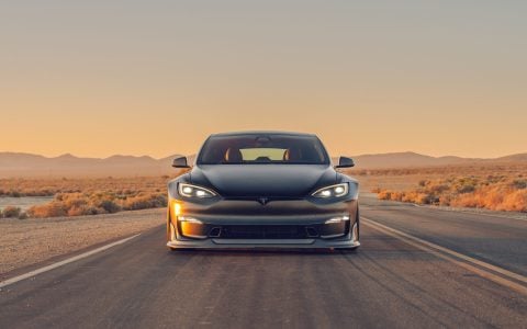 Unplugged Performance Tesla Model S-APEX Plaid Carbon Fiber Aero Suspension Carbon Ceramic Brakes BBK Wheels Image 3