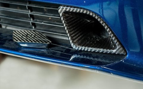 Model S Plaid – Carbon Fiber Racing Brake Duct Kit (FRONT)
